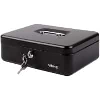 Office Depot Money Box with Key Lock 260 x 185 x 81mm Black