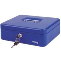 Office Depot Money Box with Key Lock 260 x 185 x 81mm Blue