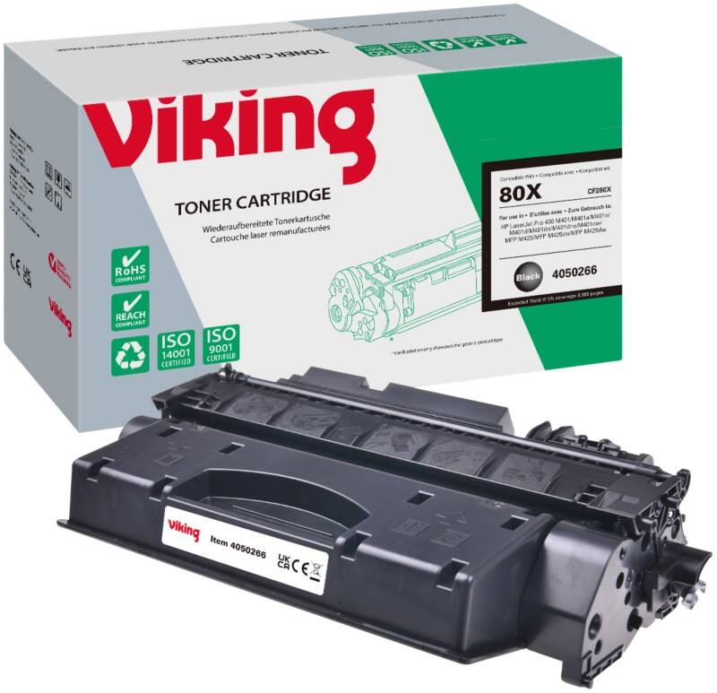 Viking 80X Compatible HP Toner Cartridge CF280X Black