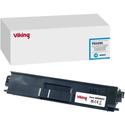 Compatible Viking Brother TN-320C Toner Cartridge Cyan