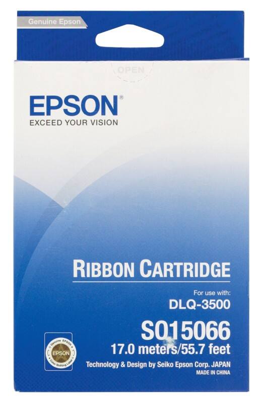 Epson E210 Black Nylon Ribbon, S015066
