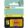 Post-it Index Flags Sign Here 25.4 x 43.2 mm Yellow 50 Strips