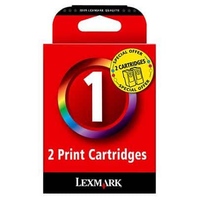 Lexmark 1 Original Ink Cartridge 80D2955 Cyan, Magenta, Yellow Duopack