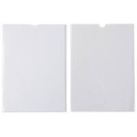 Unbranded Sheet Protector A4 Portrait Transparent Plastic 120 micron Pack of 20