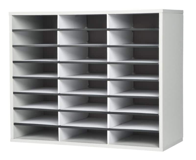 Fellowes Literature Organiser A4 Cardboard Grey 73.6 x 30 x 59.5 cm