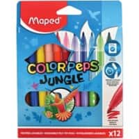 Maped Felt Tip Pens 845420 Assorted Pack of 12