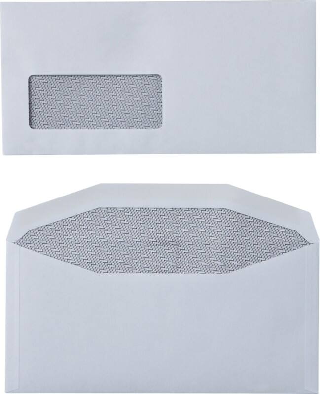 Viking Envelopes Window Non standard 114 (W) x 235 (H) mm Gummed White 90 gsm Pack of 500