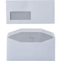 Niceday Envelopes Window Non standard 114 (W) x 235 (H) mm Gummed White 90 gsm Pack of 500