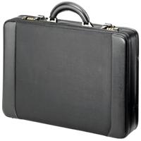 Falcon Attache Case With Detachable 15.4 Inch Laptop Bag Black