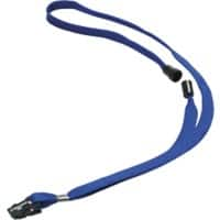 DURABLE Lanyard Clip 6.5 x 44 cm Blue Pack of 10