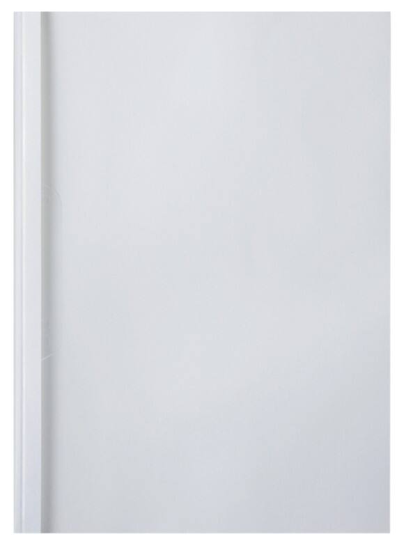 GBC Binding Cover ThermaBind A4 50 Sheets 240 gsm 150 microns PVC (Polyvinyl Chloride) White Pack of 100 