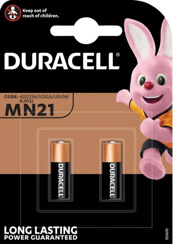 Duracell MN21 Batteries 8LR932 Long Lasting 12V Alkaline Pack of 2