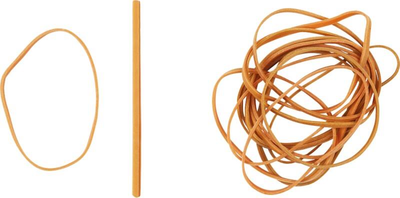 Viking Rubber Bands 80 x 3 mm Ø 50 mm Beige 500 g