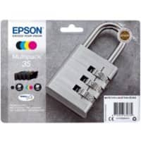 Epson 35 Original Ink Cartridge C13T35864010 Black, Cyan, Magenta, Yellow Multipack Pack of 4