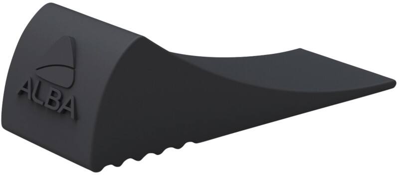 Alba Doorstop Elastomer 30 x 20 x 80 mm Black
