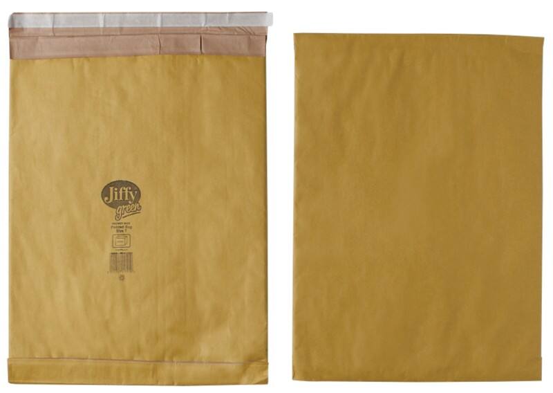 Jiffy Padded Envelopes Brown Plain 341 (W) x 483 (H) mm Peel and Seal 90 gsm Pack of 50