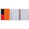OXFORD Notebook International A4+ Ruled Spiral Bound Cardboard Hardback Orange Perforated 200 Pages 100 Sheets