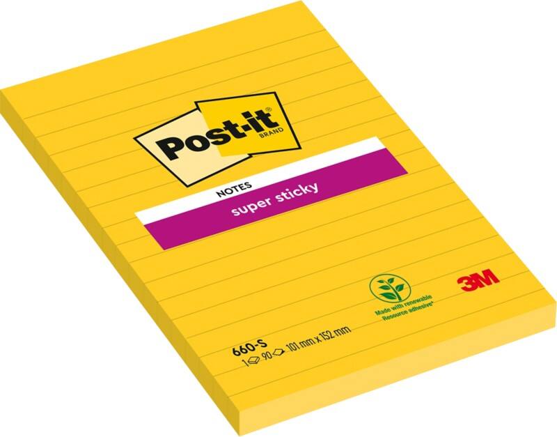 large lined post its
