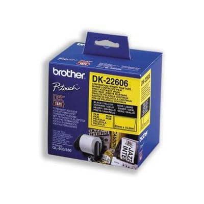 Brother Label Tape DK22606   Yellow