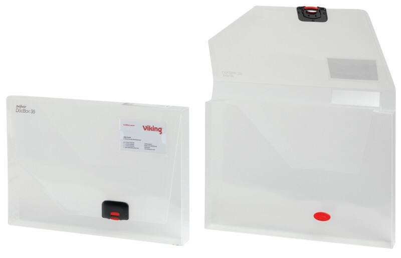 Snopake DocBox Document Box 12861 A4 PP (Polypropylene) 21 (W) x 3.5 (D) x 29.7 (H) cm Transparent 3.5 cm