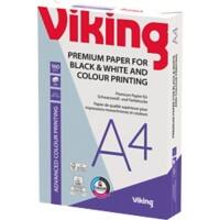 Viking Advanced Colour Printing A4 Printer Paper 160 gsm Smooth White 250 Sheets