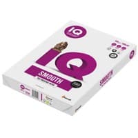 IQ Smooth A3 Printer Paper White 100 gsm Smooth 500 Sheets