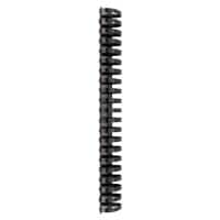 GBC Plastic Binding Combs Black 51 mm 450 Sheets A4 Pack of 50