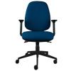 Energi-24 Basic Tilt Ergonomic Office Chair with Adjustable Armrest and Seat High Back Care Blue