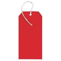Coloured Tags Red Box of 250