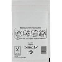 Mail Lite Mailing Bag B/00 White Plain 120 (W) x 210 (H) mm Peel and Seal 79 gsm Pack of 100