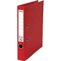 Viking Lever Arch File A4 50 mm Red 2 ring PP (Polypropylene) Matt Portrait