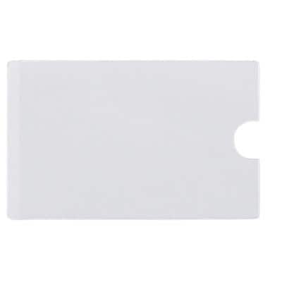 Djois Self-adhesive Business Card Pockets Transparent Polypropylene 6 x 9.5 cm Pack of 100