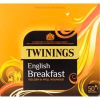Twinings English Breakfast Tea Bags Pack of 50