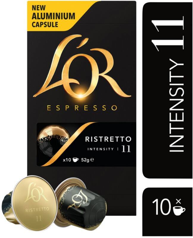L'OR Espresso Ristretto Coffee Nespresso* Capsules Pack of 10