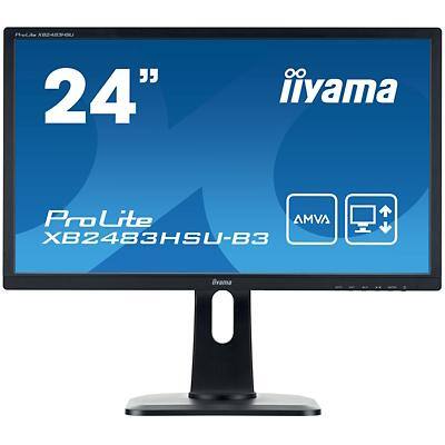 iiyama 23.8 Inch LCD Monitor LED Backlit ProLite XB2483HSU-B3