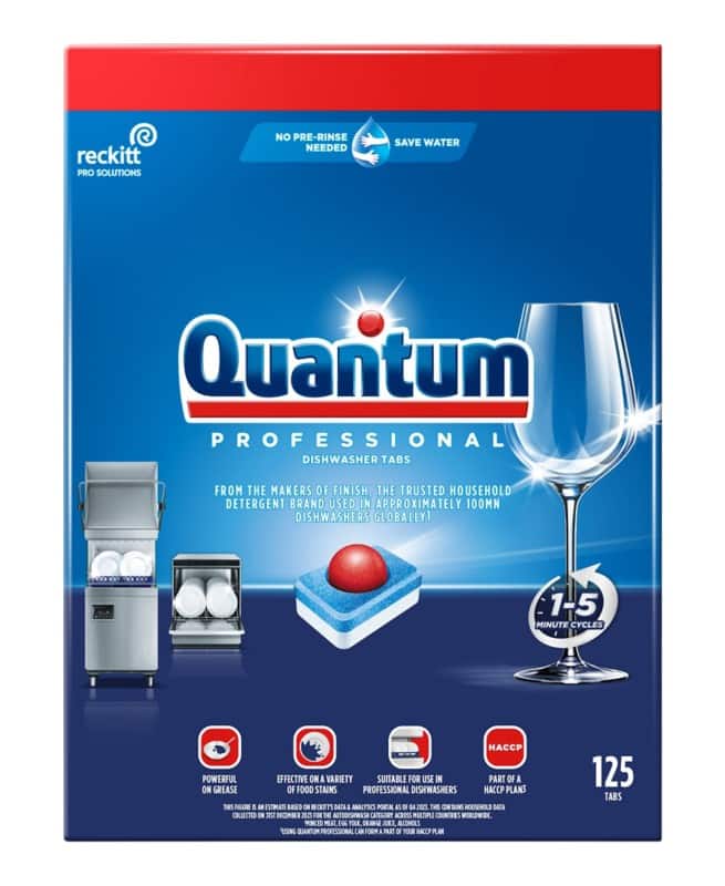 Quantum Powerball Dishwasher Tablets Tabs Pack of 125