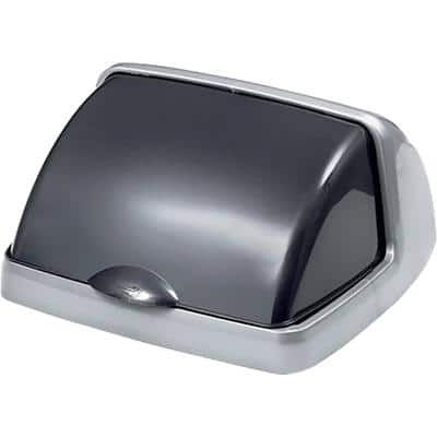 ADDIS Roll-Top Bin Lid Grey 38 x 34 x 21 cm