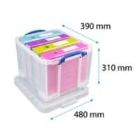 Really Useful Box Plastic Storage 35 Litre 480 x 390 x 310 mm