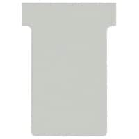 Nobo T-Cards Size 2 T-Cards Grey 6 x 8.5 cm Pack of 100