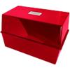 Card Index Box CP012VKRED 250 Cards Red 20.3 x 14.7 x 12.7 cm