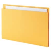 Guildhall Square Cut Folder Foolscap Yellow Manila 315 gsm Pack of 100