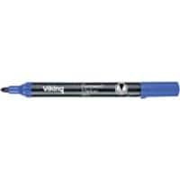 Viking PBM1.5 Permanent Marker  Medium Bullet 1.5 mm Blue Pack of 12 