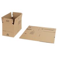 Flexocare Removable Storage Book Box 350 (W) x 370 (D) x 650 (H)mm Brown Pack of 10
