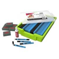 Show-me Fine Tipped Slim Whiteboard Marker Set Fine Bullet Pack of 206