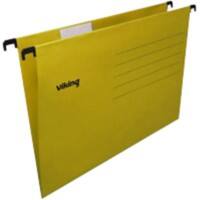 Niceday Vertical Suspension File A4 V Base 220 gsm Yellow Cardboard Pack of 25