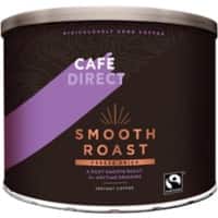 Café Direct Freeze Dried Caffeinated Instant Coffee Can Smooth Fairtrade 500 g