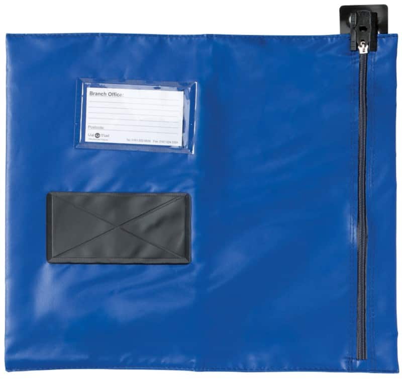 Val-U-Mail Mailing Pouch 381 x 335mm Zip Blue