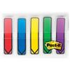 Post-it Index Flags Assorted Plain Special format 5 Pieces of 20 Strips