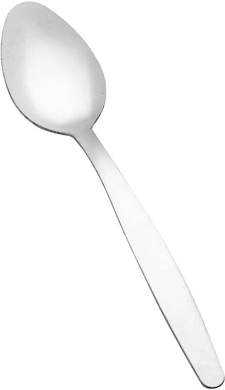 Plain Tea Spoons Stainless Steel 13cm Silver Pack of 12