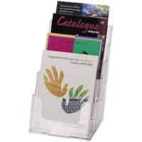 Deflecto Literature Display Transparent 4 Compartments